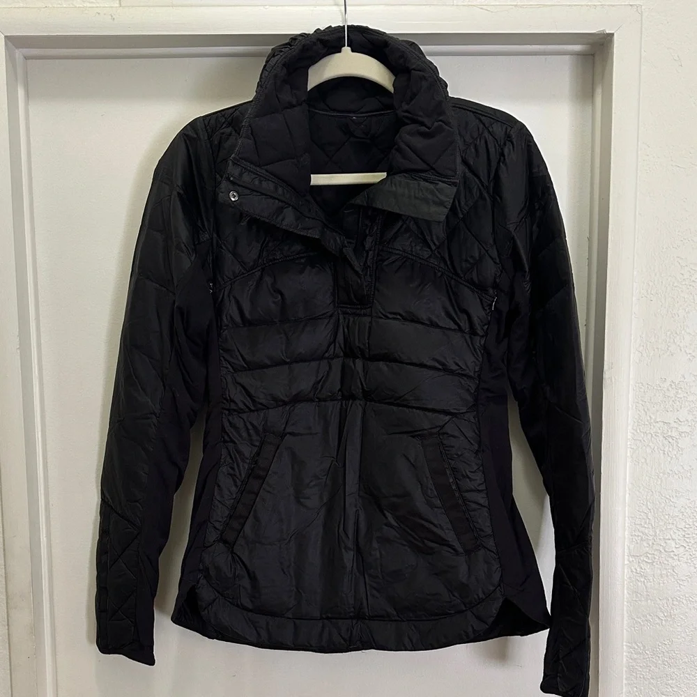 Lululemon down for a run pull over - black - Picture 2 of 7